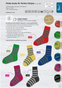 Farbkarte | Flotte Socke Perfect Stripes